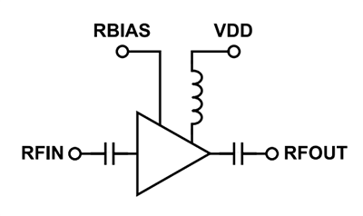 Schaltplan - Analog Devices Inc. ADL8103 Rauscharme Verstärker (LNAs)